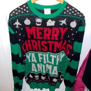 Home alone classic ugly Christmas sweater